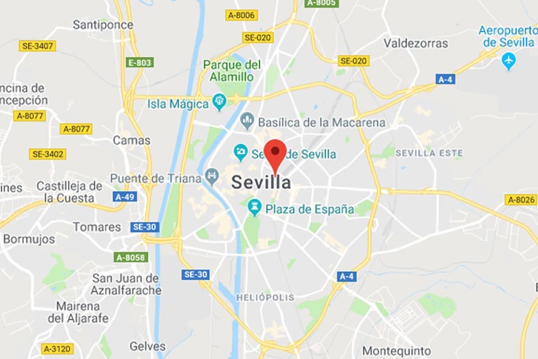 Zonas de actuación de Cerrajero Sevilla 24 horas